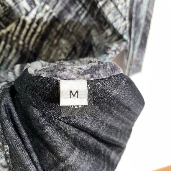 Torn by Ronny Kobo Gray Tara Pleated Long Sleeve Dress - Picture 7 of 9